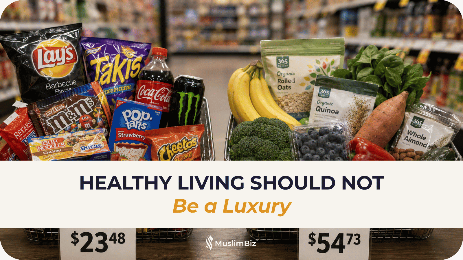 Healthy Living Should Not Be a Luxury