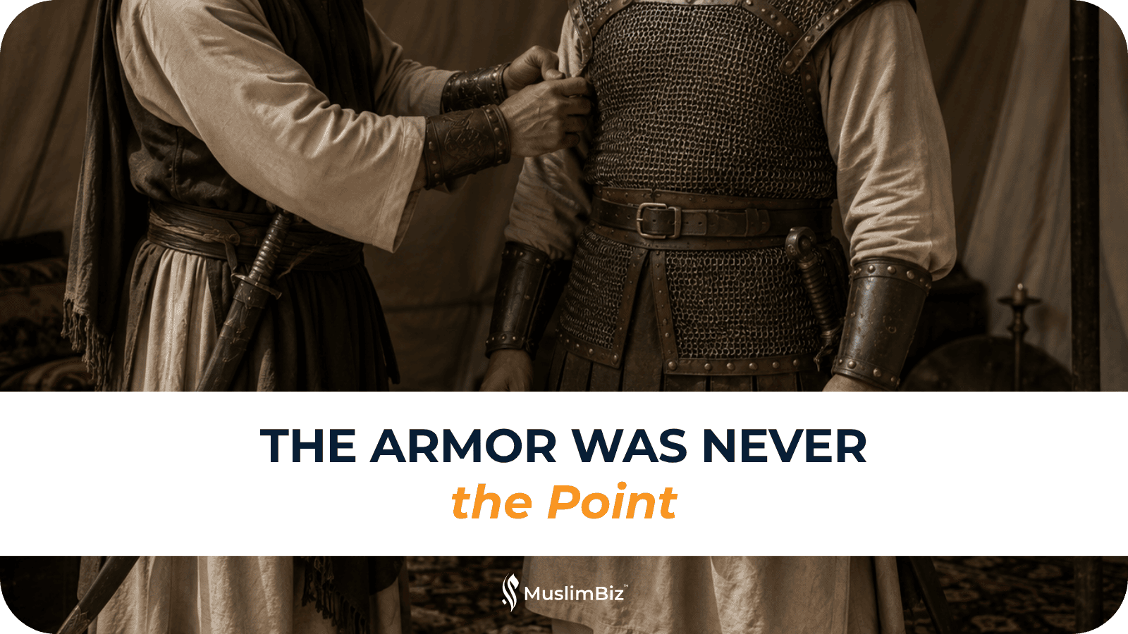 The Armor Was Never the Point